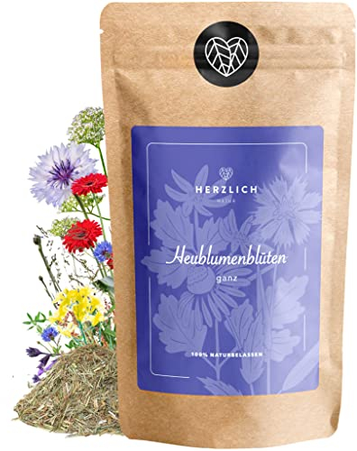 Heublumen 250g - Heublumenblüten für Heublumen Sitzbad Schwangerschaft - Heublumenbad, Bade Tee, Wickel und Auflagen - zur Geburtsvorbereitung | Geburtsvorbereitung, Sitzbäder von Herzlich Natur