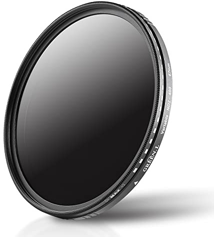 GREEN.L 46mm Variable ND Filter, Ultra Slim ND2 to ND400 (1-9 Stops) Adjustable Neutral Density Filter for Camera Lens