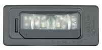 ALKAR 2403527 Kennzeichenbeleuchtung Links Rechts LED Kompatibel mit VW GOLF VI 5K1 Polo Schrägheck 6R1, 6C1 Caddy III Kombi 2KB, 2KJ, 2CB, 2CJ SHARAN 7N1, 7N2 Caddy III Kastenwagen 2KA, 2KH, 2CA, 2CH | 2403527 passend für Alhambra Fabia