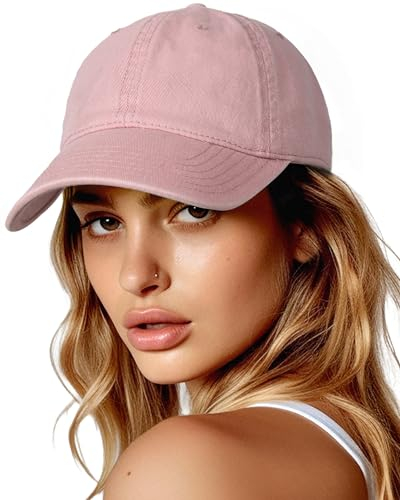 FURTALK Damen Vintage Basecap Baumwolle Verstellbare Baseball Cap