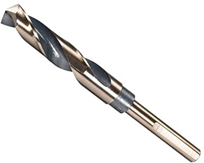 CoCud Ridotto Gambo Torsione Trapano Punte, 16mm Taglio Tagliente, Titanio e Nitruro Rivestito Alta Velocità Acciaio 4341 per Acciaio Inossidabile Acciaio Foratrice Macchina