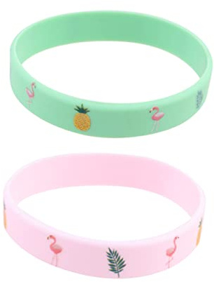 GALPADA 24 Stück-pack Flamingo Silikonarmband, Silikon, Party Armband