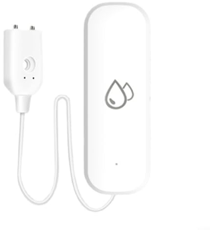 Oniissy für Tuya WiFi Wasseralarm Wassersensor, Smart Home Wifi Wasserleckage Immersionssensor Detektor Wasserüberlaufsensor APP Alarm Timing
