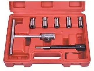 Kit Escariadores/Limpiadores de Asientos Inyectores 7 Herramientas