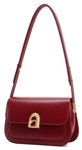 LA FESTIN Leder-Umhängetasche für Damen, verstellbarer Riemen, Crossbody-Geldbörsen für Damen, Designer-Handtaschen, Umhängetasche