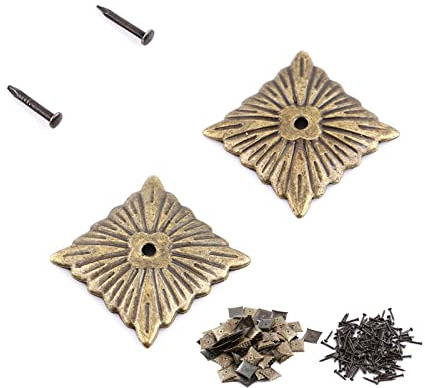 Étiquette en Métal, 100 Pièces/sac, Goujon Décoratif en Fer, pour la Décoration de la Maison, pour canapé, Porte de Chaussure, Décoration (21 * 21mm)