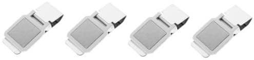 COLLBATH 4 Stücke Praktische Befestigungs Klemme Metall Falten Clip Büro Clip Robust Edelstahl Brieftasche Zubehör