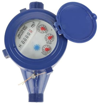 Wasserzähler, Wasserzähler, Wasserdurchflussmesser, 15 Mm, 1/2 Zoll Kaltwasserzähler, Kompatibel Mit Nasstisch-Messwerkzeug For Den Garten- Und Heimbrauch