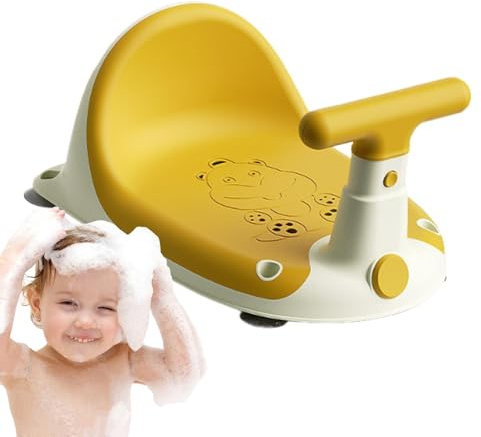 Babybadsitz, Badewannensitz | Kinder Duschhocker - Multifunktionales Babybad muss nicht rutschernde Motorradform Duschsitz für Kleinkind