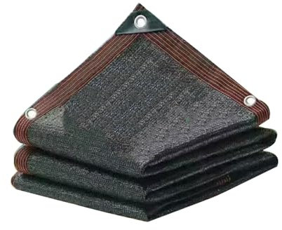 Telo ombreggiante per Piante da Giardino 4x6 m, Rete ombreggiante, Vela ombreggiante per Giardino, Telo ombreggiante per Piante, Protezione dal Calore, Telo ombreggiante in Rete con occhiell