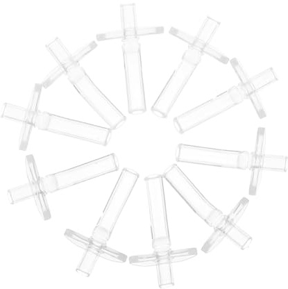 Ultechnovo 10 Pezzi Ricambio Cannuccia Silicone Trasparente 47Mm Teste Per Borraccia Bambini Accessori Antigoccia Riutilizzabili Per Tazze Termiche