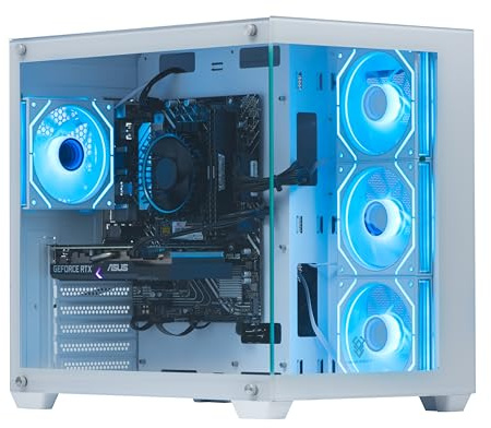 Veno Scorp Gaming PC AMD Ryzen 5 5500 Processor Nvidia RTX 3050 6GB Graphics Card - 16GB 3200MHz Ram - 512GB NVMe SSD - 550W PSU - Windows 11 - WiFi - Nemesis White 4