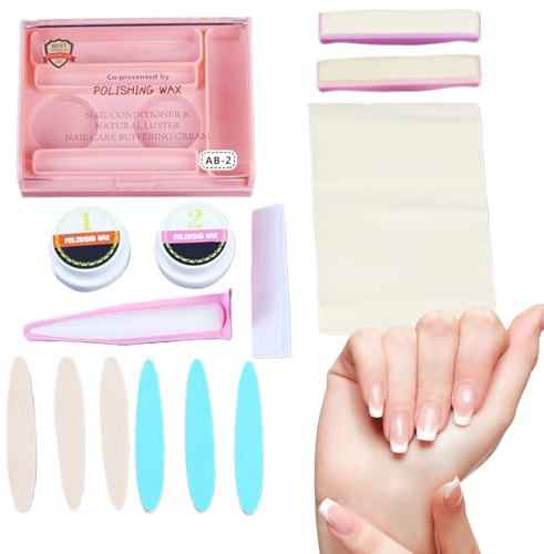 Kit de Manicura Japonés | Kit Fortalecedor de Uñas,Herramientas Versátiles de Fortalecimiento para Mujeres Adultos Casa Viaje