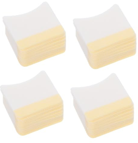 SEWACC Arc Förmige Make Up Entferner Kissen für Frauen 160 Stück Baumwolle Wimperncreme Reinigungspads für Salon Dressingroom