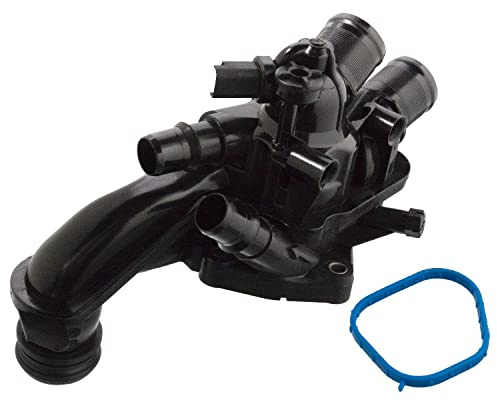 febi bilstein 107657 Thermostat mit Gehäuse, Dichtung und Temperaturschalter, 1 Stück | Kompatibel mit: CITROËN C4 GRAND PICASSO II, C4 PICASSO I Großraumlimousine, C4 PICASSO II, C5 III, C5 III Break