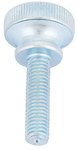 10Pcs Vis M8 Vis à Main M8 Vis à Main en Acier au Carbone Vis à Tête Moletée Plaqué Zinc(M8*25（10pcs）)