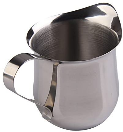 Lattiera Latte di acciaio inossidabile Brocca di schiumatura Brocca di spessore tazze di schiuma di latte Latte Art Brucca Brucca Milk Pitcher Froother Tazza Tazza di forma della vita Brocche Creamer