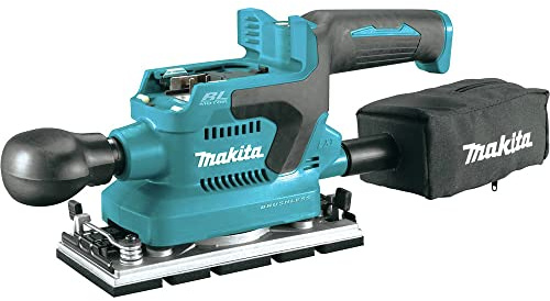 Makita XOB03Z 18V LXT® Lithium-Ion Brushless Cordless 1/3 Sheet Finishing Sander, AWS® Capable, Tool Only