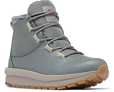 Columbia Stivali da neve da donna Moritza Shorty autunno, Barbabietola Sedona Sage, 40.5 EU