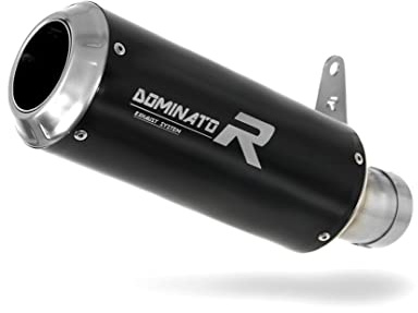 DOMINATOR Terminale di Scarico Marmitta Silenziatore GP NERO compatibile con YZF R1 1000 RN65 2020-2022