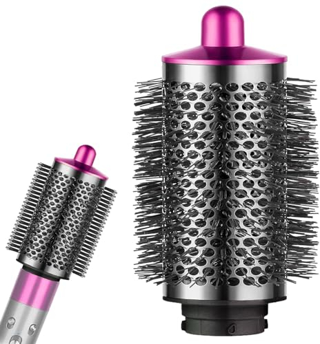 Chuancheng Grande brosse volumisante ronde améliorée pour accessoires Dyson Airwrap, brosse volumisante pour cheveux mous et plats