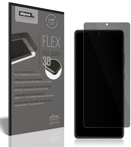 dipos FLEX Blickschutzfolie für Samsung Galaxy S10 Lite | Privacy Displayschutz matt, 2-Wege Sichtschutz, Full Cover, selbstheilend, blasenfrei, Fingerprint-kompatibel, selbstklebend