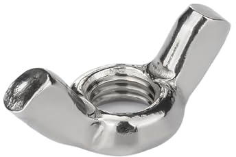 flügelmutter 5 oder 10 Stück/Lot 304-A2/316-A4 Edelstahl-Flügelmutter, handfest anziehende Mutter M3 M4 M5 M6 M8 M10 M12 DIN315 (Color : 304 Stainless Steel, Size : M10-10pcs)