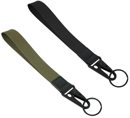 2 x Schlüsselband, Schlüsselband, Handgelenk-Schlüsselband für Schlüssel, Handgelenk-Schlüsselband, Schlüsselband, Handgelenk-Schlüsselanhänger, kurzes Schlüsselband, kurzes Schlüsselband für