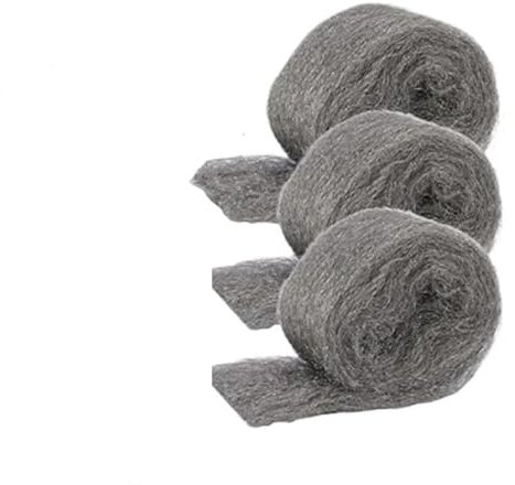 MKGAIN Steel Wire Wool 3Roll Steel Wool Pads Steel Wool Kit Gloves Filler Tool Protect Against Animals Steel Wool Kit Fill