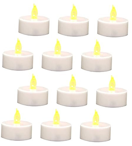 MAGICLULU Kerzendekorative Lampen 12 Stück Simulationskerzenlampe Sicheres Und Praktisches Elektrisches Dekoratives Licht