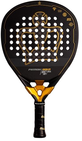 Black Crown Patron Gold Padelschläger Schwarz 362G Neu