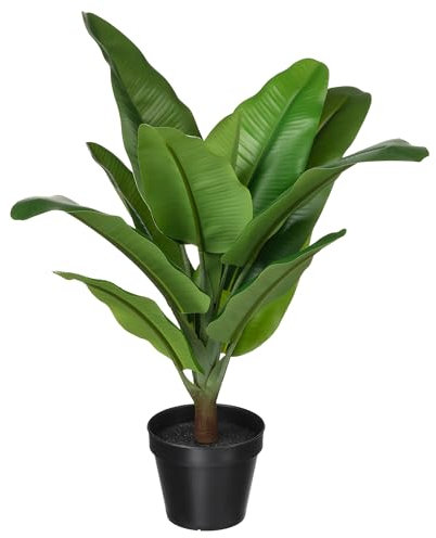 ProTuning Fejka Plante artificielle en pot Bananier intérieur/extérieur 12 cm
