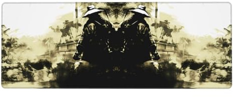 YYHWHJDE Inked Woods Prints Extra Large Mouse pad Mousepad 12x31.5in for Desktop Computers, laptops, Personal Computers