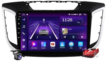 M500s,Android 15.0 Radio 2 DIN Estéreo con 4G 5G WiFi Carplay Android Auto para Creta IX25 2015-2019 GPS Sat Navi 10'' MP5 Multimedia Vídeo Reproductor BT FM Receptor