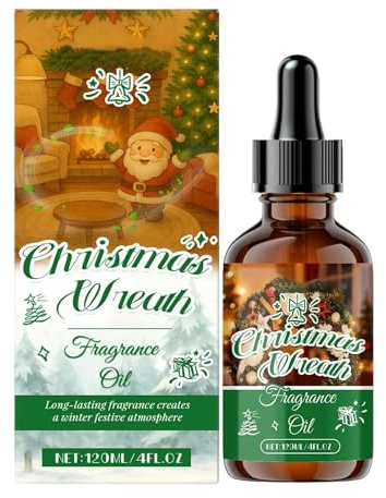 Doftolja för ljus | 120 ml tvåldoft, julljus doftolja | för semester vinter hem inomhus sovrum vardagsrum badrum meditation