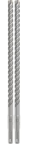 Bosch 1x PRO SDS plus-5X Hammer Drill Bit (for Reinforced concrete, Concrete, Ø 10,00 mm, Professional Accessory Rotary Hammer Drill) (Pack of 2)
