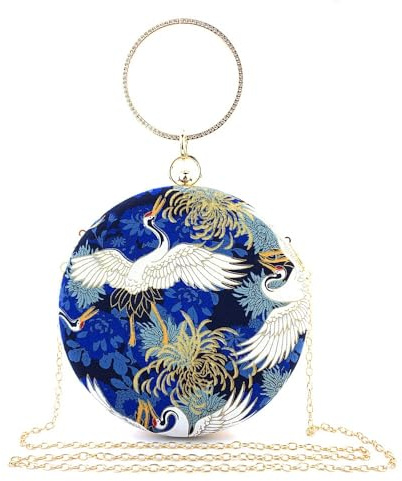 zebrum Bolso de mano de noche para mujer, bolso de mano de fiesta de diseño, Talla única para todos