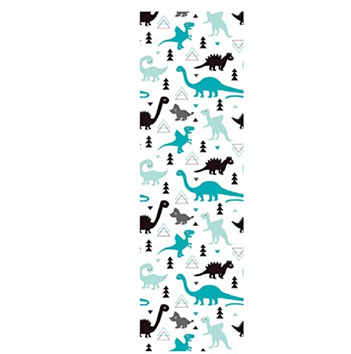 Dostear Klebefolie MöBel Wandtapete 3dtapete Self Adhesive Wallpaper Folie Selbstklebende GroßE Vinyl GläNzend Tapeten FüR KüChentapete Abwaschbar blauer Dinosaurier 45cm X 200cm