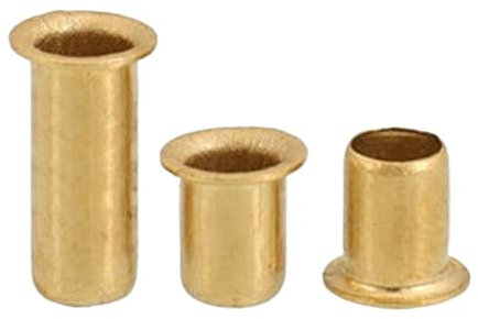 100-500 Stück M0.9 M1.3 M1.5 M2 M2.5 M3 M4 M5 M6 Rohrnieten Doppelseitige Leiterplatte PCB Nägel Kupfer Hohlniete (Size : Length 3mm, Color : Dia m6 100pcs)