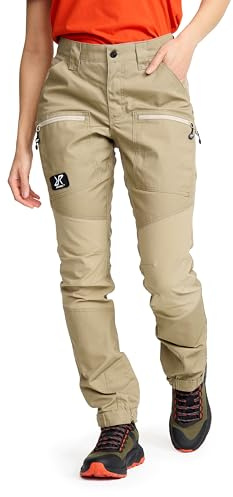 RevolutionRace Damen Nordwand Pro Pants, Hose zum Wandern und für viele Outdoor-Aktivitäten, Khaki, M