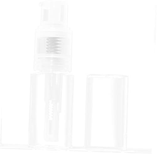 Hohopeti Trockenpulverflasche Talkumpuderetui Kleine Flasche Kleiner Behälter Pulverunterflasche Pulverbehälter Talkumpuderflasche Lose Pulverbehälter Kunststoff-Mixer