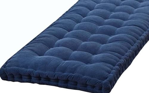Cuscino per Panca Interni/Esterni ,10cm Spesso per Dondolo da Giardino Cuscini Per Panche , 1/2/3 posti Sedia Trapuntato Cuscino per panca , per Patio, Altalena, Terrazza Divano(Color:2a,Size:110x55x1