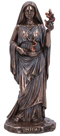 Nemesis Now Hestia - Diosa del hogar y el hogar, 16 cm, Resina, fundida en la Mejor Resina, Pintada a Mano por Expertos