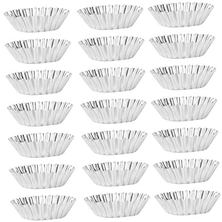 HOLIDYOYO 30pezzi Stampo Per Crostatine All in Da Pz Pirottini Antiaderenti Teglie Per Muffin Cupcake Biscotti e Dessert