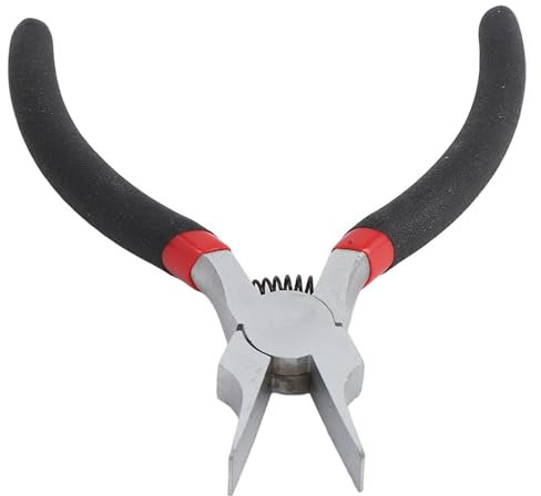 Wide Flat Nose Pliers 5 Inch Multifunctional Ni Iron Alloy Thin Flat Needle Nose Pliers Jewelry Making Craft