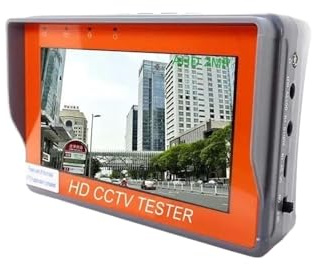 Tester per telecamere IP, tester CCTV, 5/4.3 pollici 5/8MP CCTV Camera AHD Tester Monitor TVI CVI CVBS Tester Monitor HD Display Tester Video portatile con LED ad alta risoluzione(IV5(8MP))