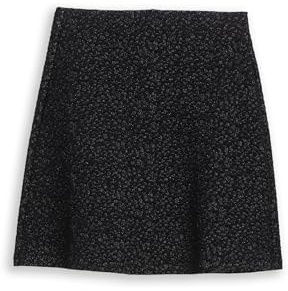TOM TAILOR Denim minikjol för kvinnor, 34029 – svart glitter, XL