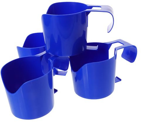 TOYANDONA Ground Pool Cup Holder 4pcs Blue Plastic Holder