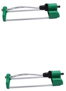 TOYANDONA 2 Piezas aspersor rociadores de Agua Cabezal rociador para riego Rociador de enfriamiento de Techo Herramienta de riego automático Accesorios de jardín aleación de Aluminio Verde