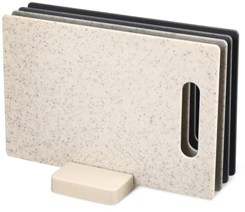 LOPUNER 1 Ensemble Set Découper Support Ensemble de Planchettes Antidérapantes pour Fruits Ustensile de Cuisine Sécurisé